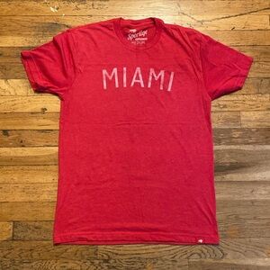 Sportique Miami Red Men's Short Sleeve Tee